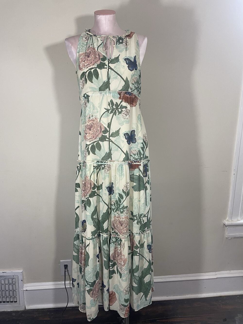 Anthropologie Maeve Maravilla Floral Tiered Maxi Dress 2